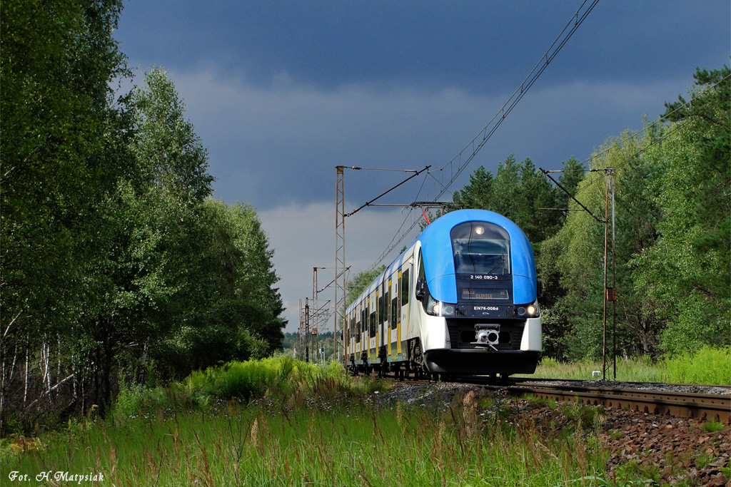 EN76-008 w ucieczce przed burzą